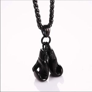 New black gloves necklaces